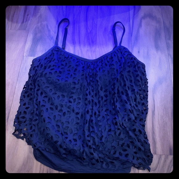 LUXE by Lisa Vogel Beach Tankini Top - Picture 1 of 2